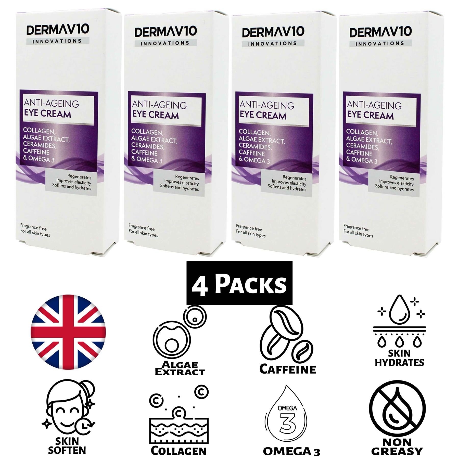 4X Innovations Anti Ageing Eye Cream 15ml Anti Ageing