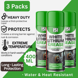 3X 151 White Lithium Grease Long Lasting Protection 400ml