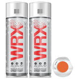 2X WRX Flat Orange Spray Paint 400ml Spray Paint