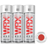 3X WRX Flat Ruby Red Spray Paint 400ml Spray Paint
