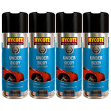 4X Hycote Under Body Spray 400ml Spray Paint