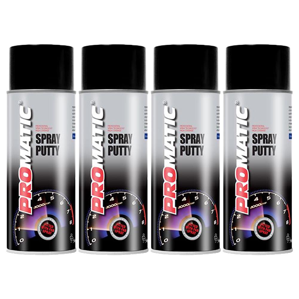 4X Promatic Spray Putty Spray Paint 400ml Technical Spray