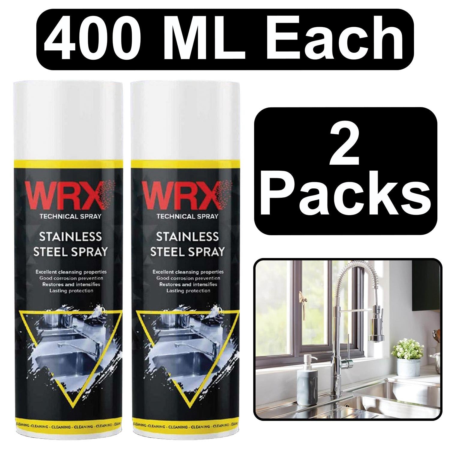 2X WRX Stainless Steel Spray Paint 400ml Technical Spray