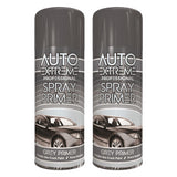 2X Auto Extreme Grey Primer Spray 400ml Spray Paint