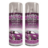 2X Auto Extreme Clear Lacquer Spray 400ml Spray Paint