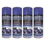 Auto Extreme Blue Spray Paint 400ml can with blue glossy finish