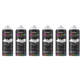 6X Snow White RAL 9010 Satin Spray Paint 400ml