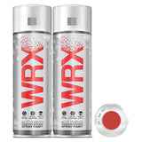 2X WRX Flat Ruby Red Spray Paint 400ml Spray Paint