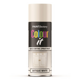 Paint Factory Antique White Gloss Spray Paint 400ml
