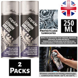 2X Rapide Lithium Grease 250ml Spray Paint