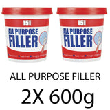 2X All Purpose Filler White Tub 600G Filler