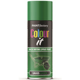 Paint Factory Grass Green Gloss Spray Paint 400ml.