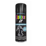 Paint Factory Flat Matt Black Spray Paint 250ml Spray Paint