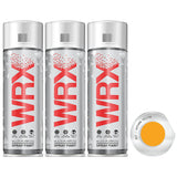 3X WRX Autumn Yellow Spray Paint 400ml Spray Paint