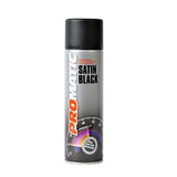 3X Promatic Satin Black Spray Paint 500ml Spray Paint