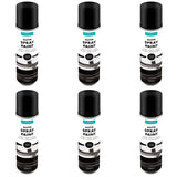6X Overlay Gloss Black Auto Professional Spray Paint 250ml