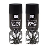 2X 151 Black Matt Spray Paint 400ml Spray Paint
