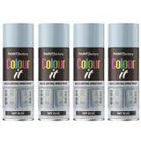 4X Paint Factory Sky Blue Gloss Spray Paint 400ml