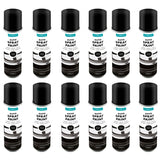 12X Overlay Gloss Black Auto Professional Spray Paint 250ml