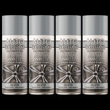 4X Auto Extreme Alloy Wheel Spray Paint Silver 400ml Spray Paint