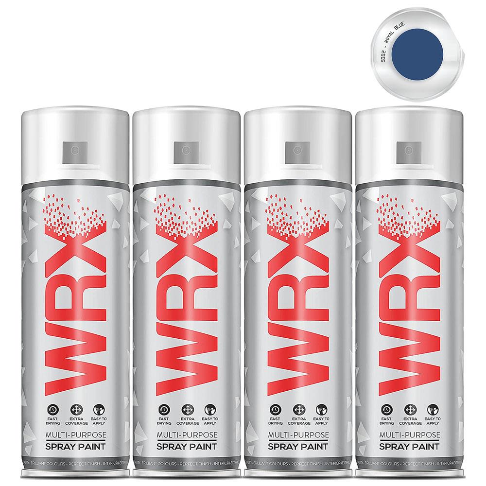 4X WRX Royal Blue Spray Paint 400ml Spray Paint