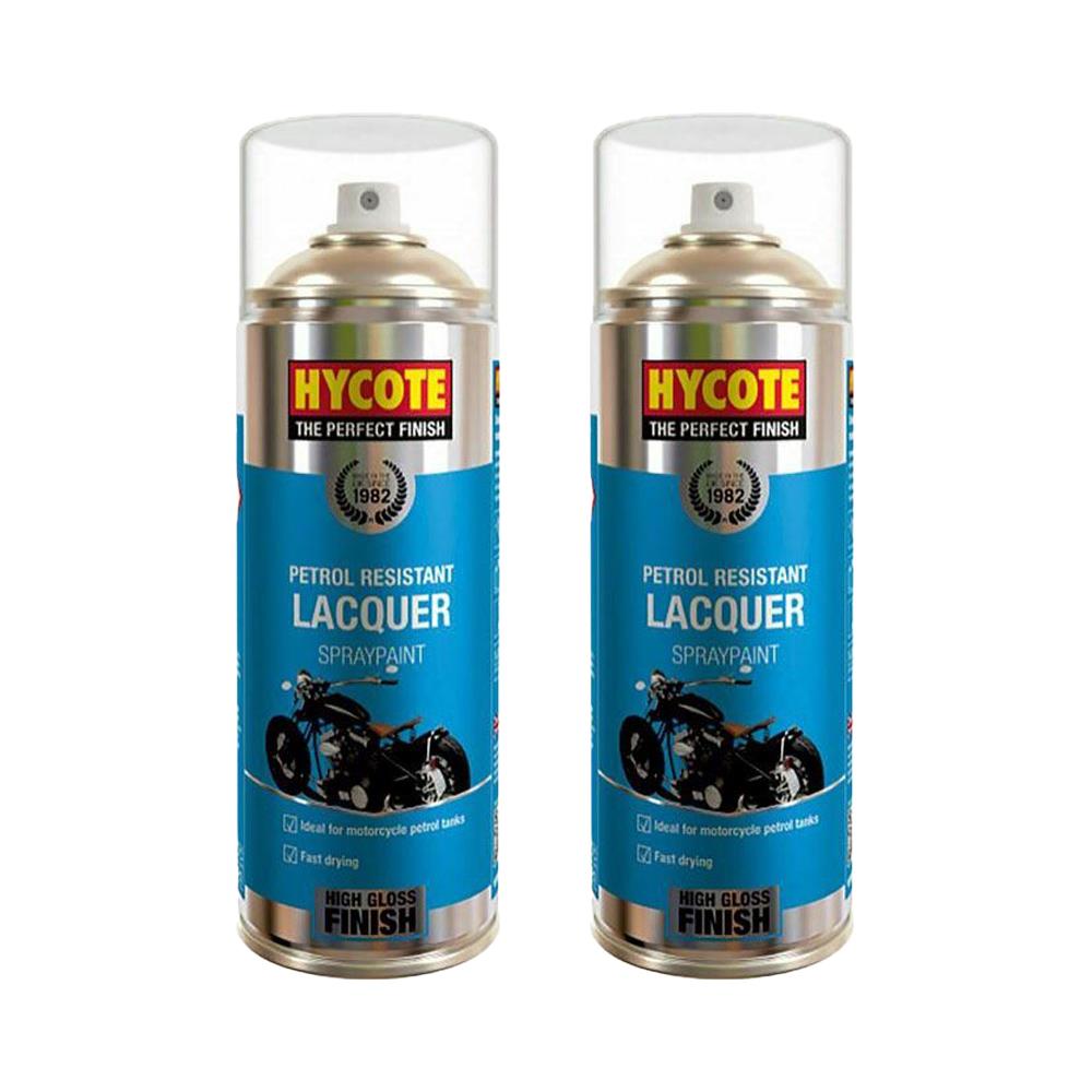 2X Hycote Petrol Resistant Lacquer Spray Paint 400ml Spray Paint