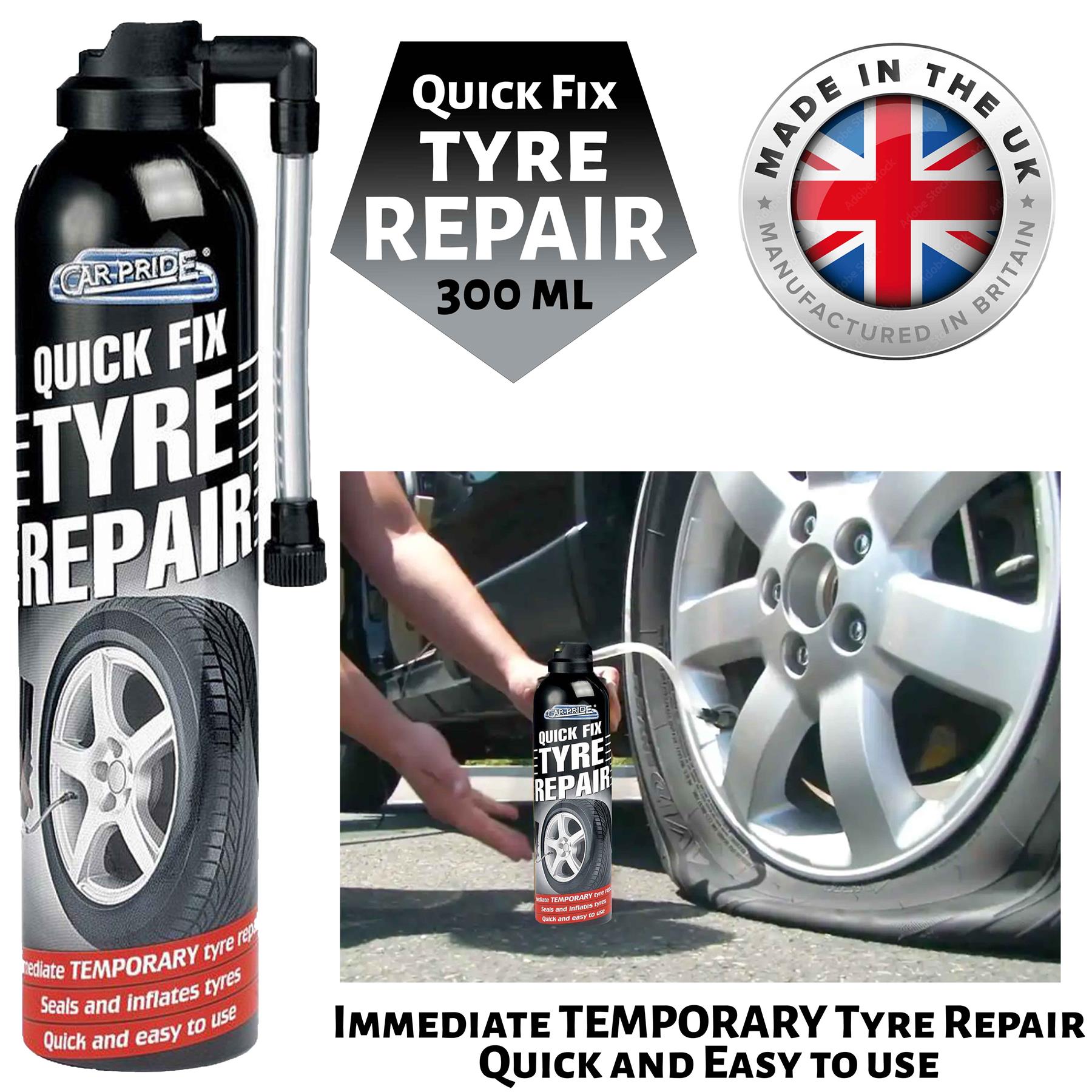 Quick Fix Tyre Repair 300ml Sealant