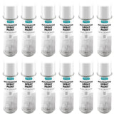 12X Overlay White Primer Matt Auto Professional Spray Paint 400ml