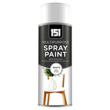 151 White Satin Spray Paint 400ml Spray Paint