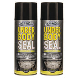 2X Underbody Seal Black Spray 400ml