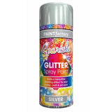 24X - Paint Factory Silver Glitter Spray Paint 200ml
