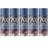 5X Auto Extreme Blue Gloss Spray Paint 400ml
