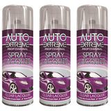 3X Auto Extreme Clear Lacquer Spray 400ml Spray Paint