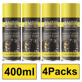 4X - Break Caliper Yellow Gloss Spray Paint 400ml Spray Paint
