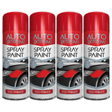 4X Auto Extreme Red Primer Paint 250ml Spray Paint