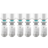 6X Overlay White Primer Matt Auto Professional Spray Paint 400ml