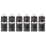 6X Snow White RAL 9010 Matt Spray Paint 400ml
