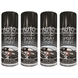 4X Auto Extreme Black Gloss Spray Paint 400ml Spray Paint