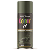 Paint Factory Nato Green Matt Spray Paint 400ml