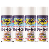 4X Fridge Freezer De Icer Spray 200ml De-Icer