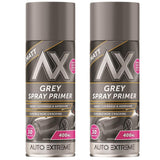 2X Auto Extreme Grey Primer Spray 400ml