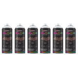 6X Nutmeg Brown RAL 8025 Satin Spray Paint 400ml