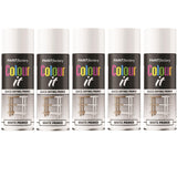 5X Paint Factory White Primer Spray Paint 400ml