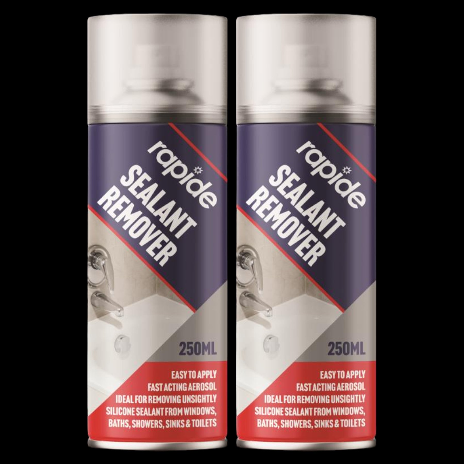 2X Silicone Sealant Remover Spray 250ml Sealant