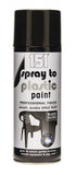 3X 151 Spray To Plastic Paint Black Gloss 400ml Spray Paint