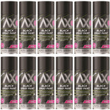 12X Auto Extreme Pro Satin Black Spray Paint 400ml