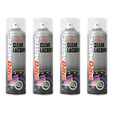 4X Promatic Clear Lacquer Spray Paint 500ml Spray Paint