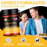 Turmeric with Black Pepper & Ginger 180 Tablets - 2620mg Turmeric