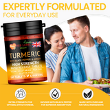 Turmeric with Black Pepper & Ginger 180 Tablets - 2620mg