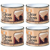 4X Clear Gloss Varnish 180ml Tin Paint